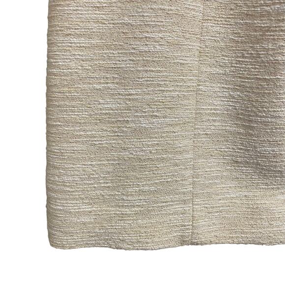 Lilly Pulitzer Portia Boucle Gold Metallic Pearl Beaded Dress Womens 8 AS IS - Picture 3 of 10